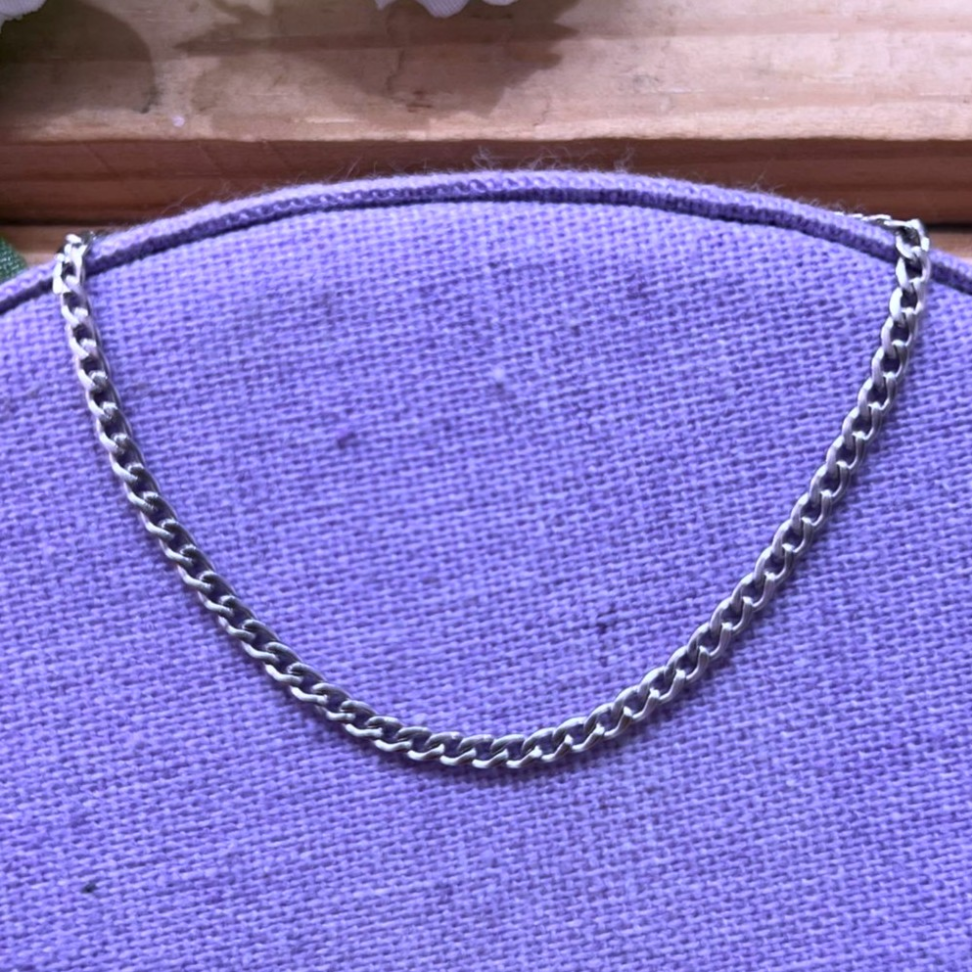 Pulseira Grumet 2mm Feminina em Aço Inox- 5cm Extensor
