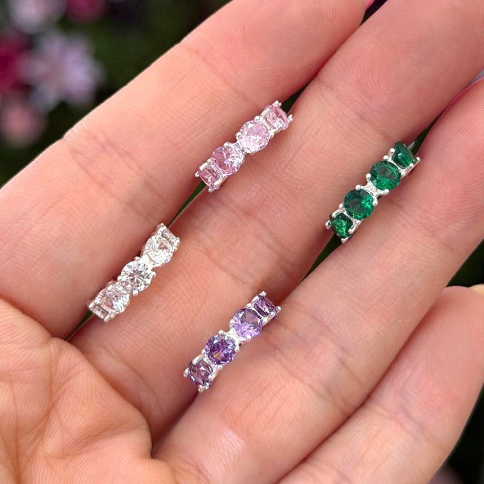 Piercing Fake Cravejado Zircônia Cores - #5