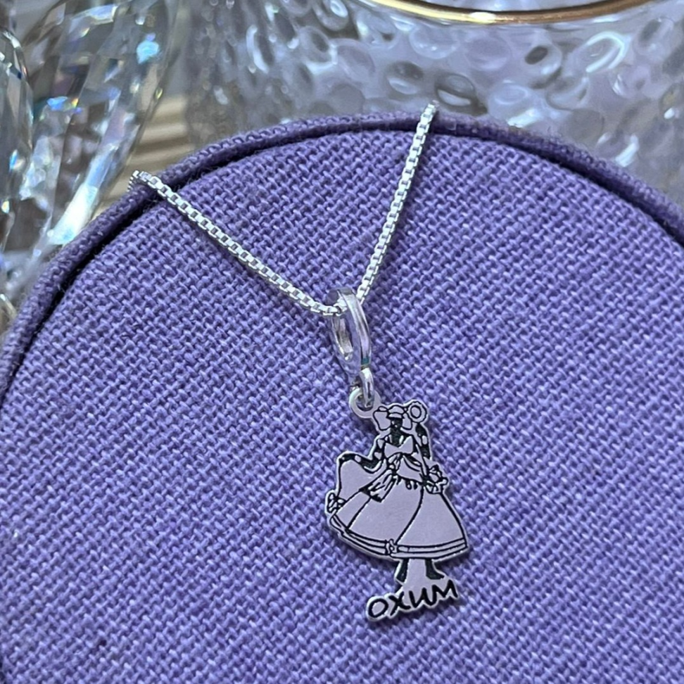 Pingente Oxum em prata 925