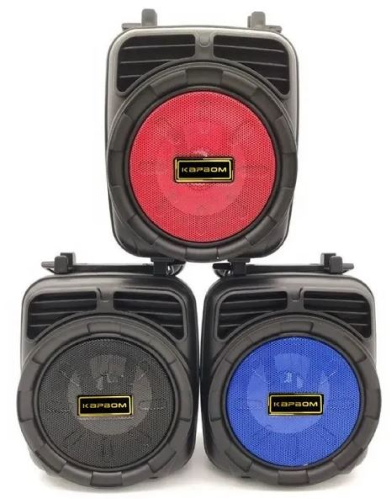 Mini Caixa De Som Bluetooth Com Radio FM E Led - #4