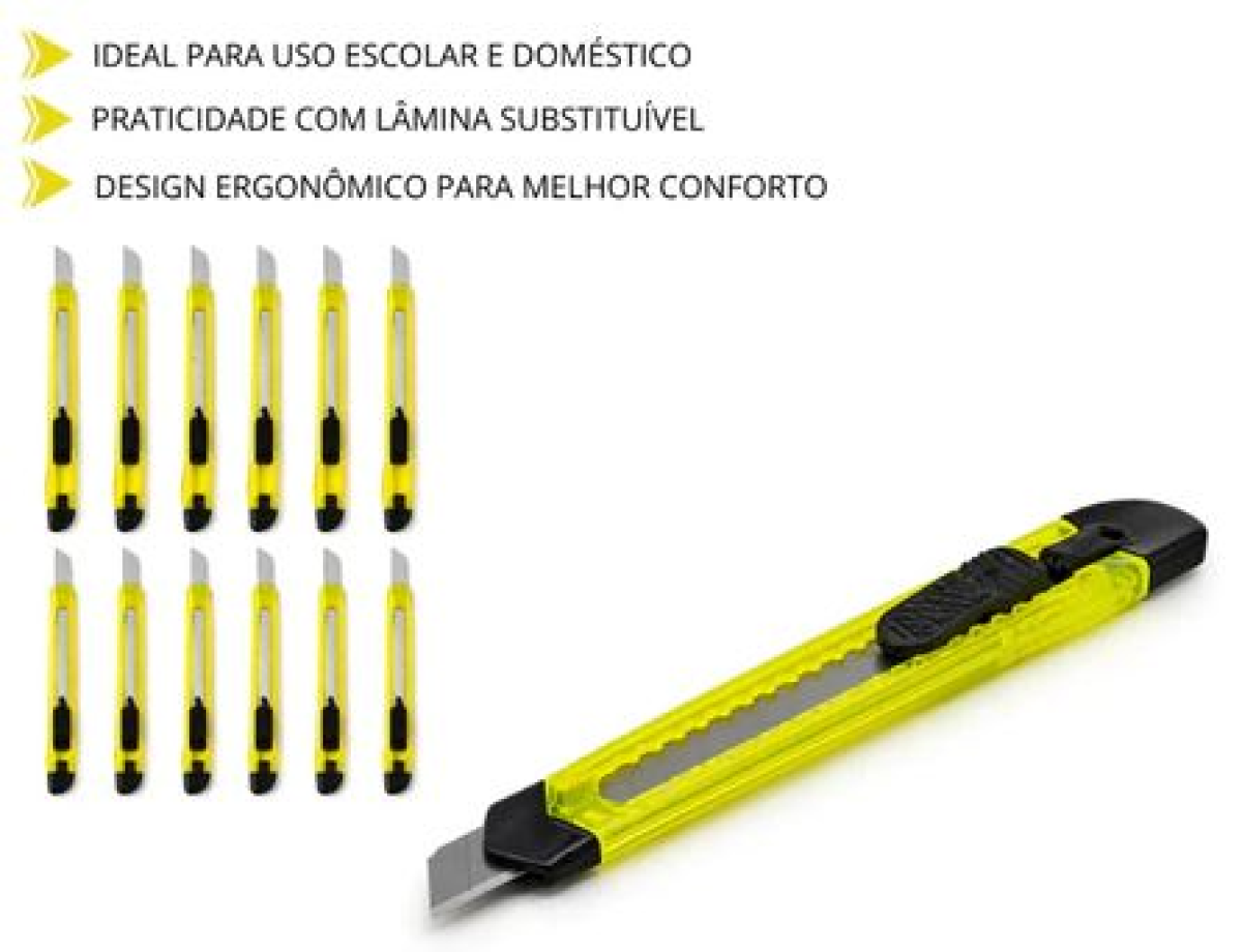 Estilete 9mm Profissional
