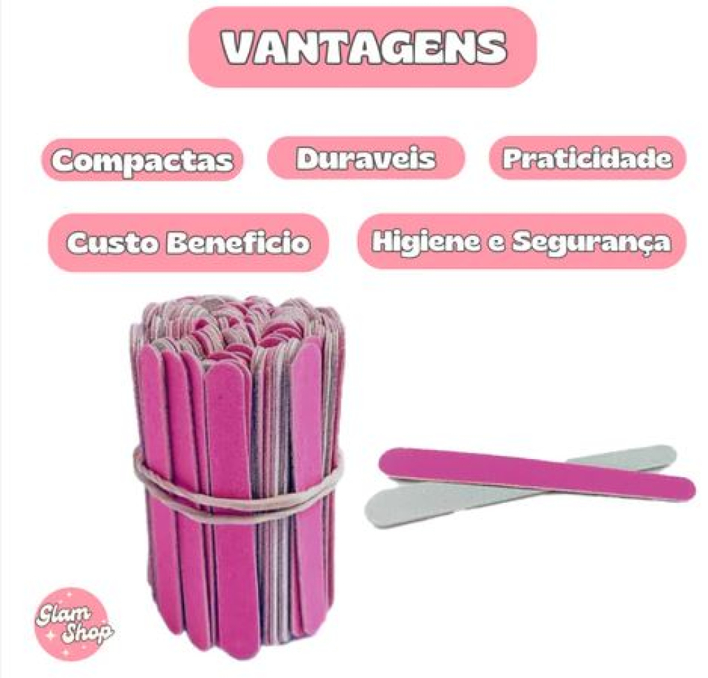 Lixa de Unha Para Acabamento de Unhas