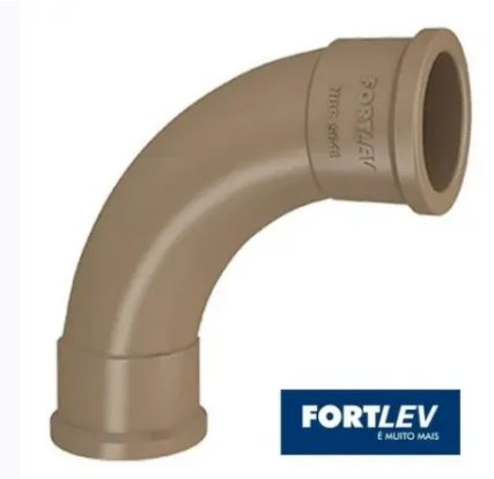 Curva 90 soldável PVC 20mm FORTLEV