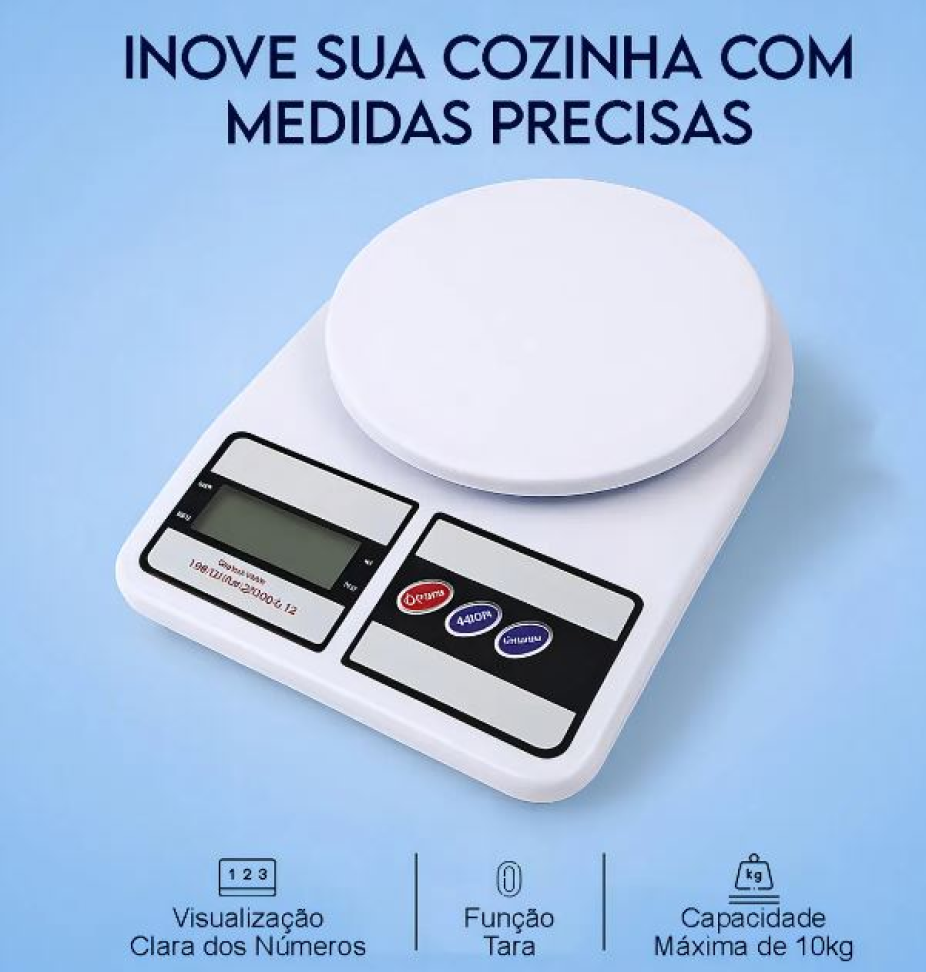 Balança de Cozinha Digital 10kgs - #4
