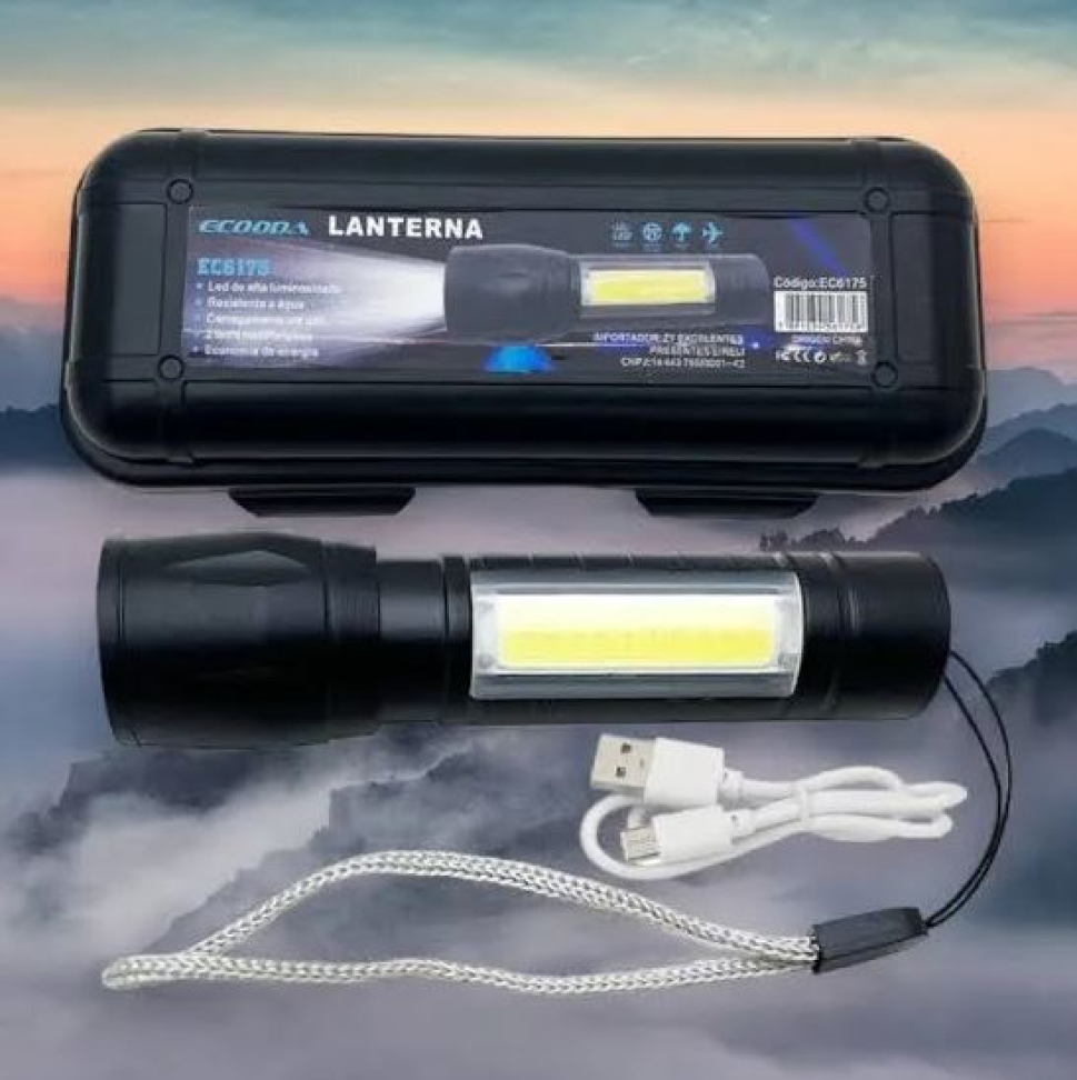 Lanterna Mini LED Recarregável USB - #6