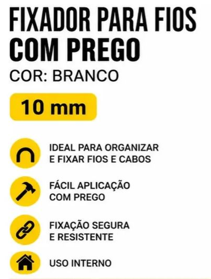Fixador de cabos e fios - #6