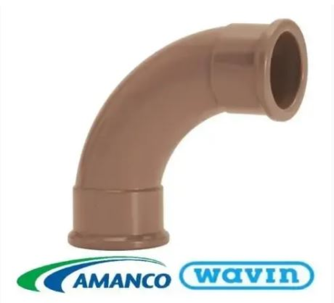 Curva 90º PVC soldável 25Mmm AMANCO
