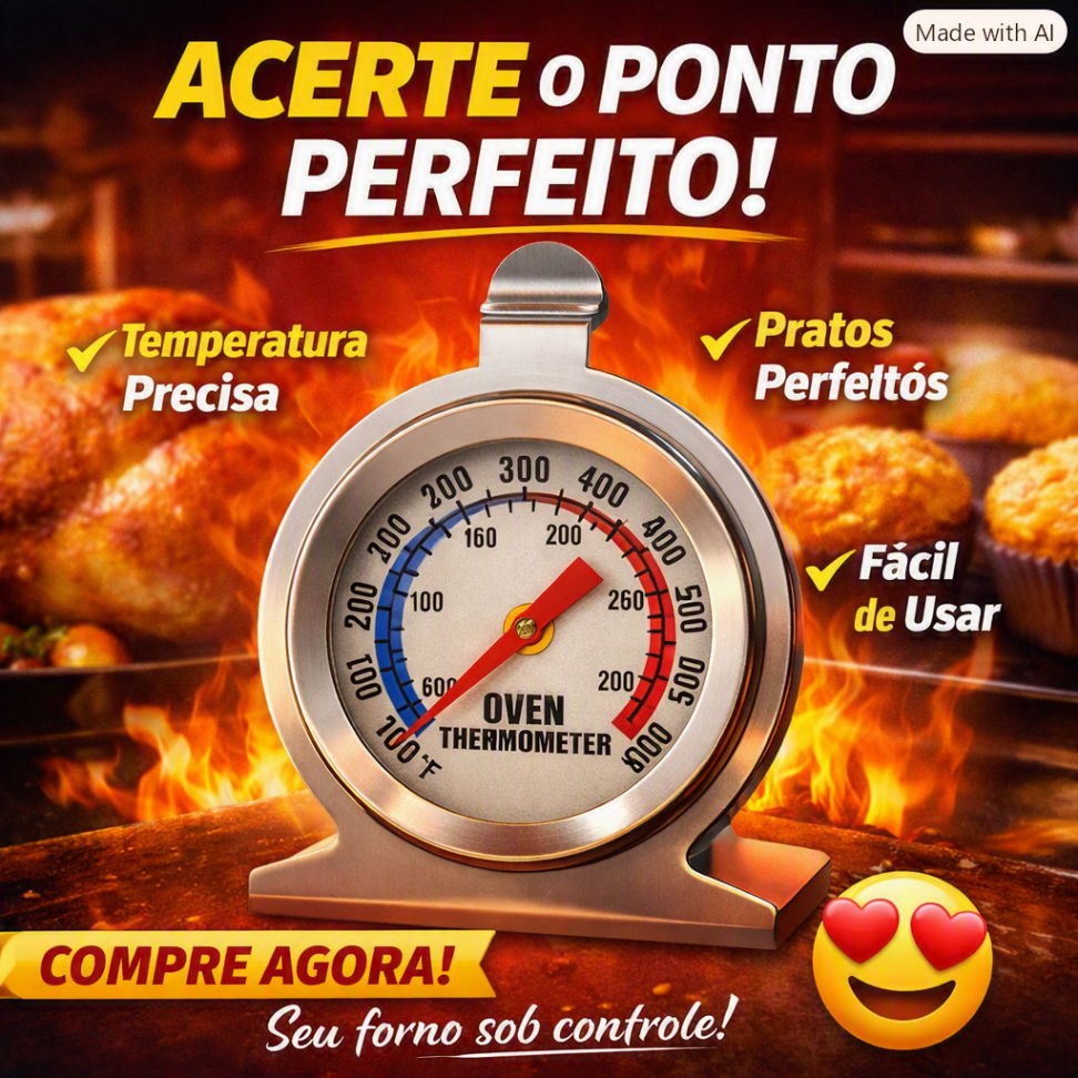 Termômetro Para Forno
