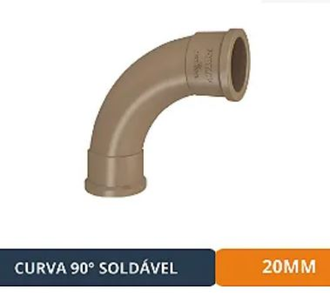 Curva 90 soldável PVC 20mm FORTLEV - #4