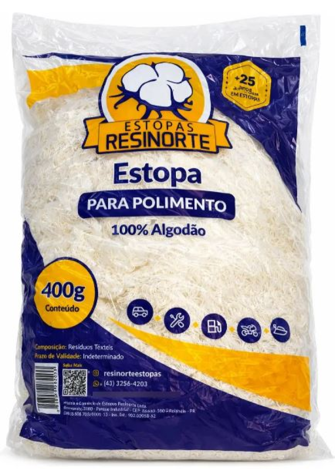 Estopa pacote 400g