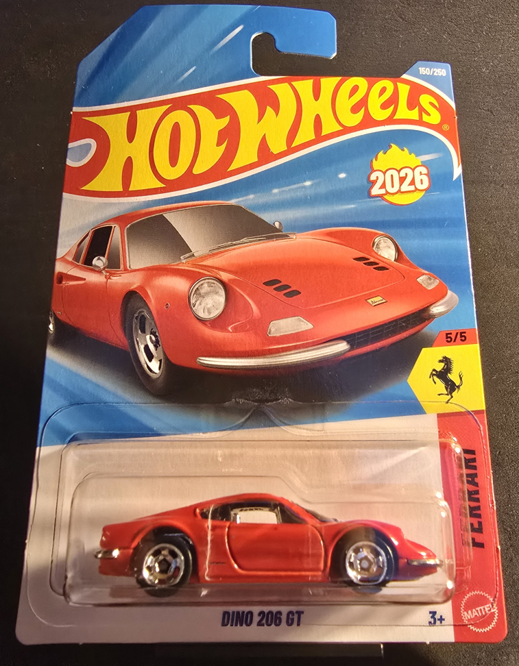 Dino 206 GT - Rosso Chiaro - 2026
