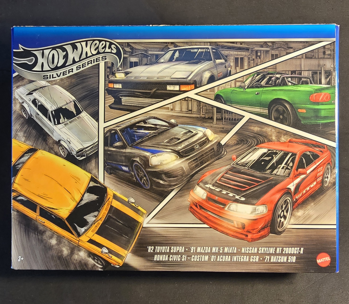 JAPANESE CAR CULTURE THEMED MULTIPACK - SILVER SERIES - 2025