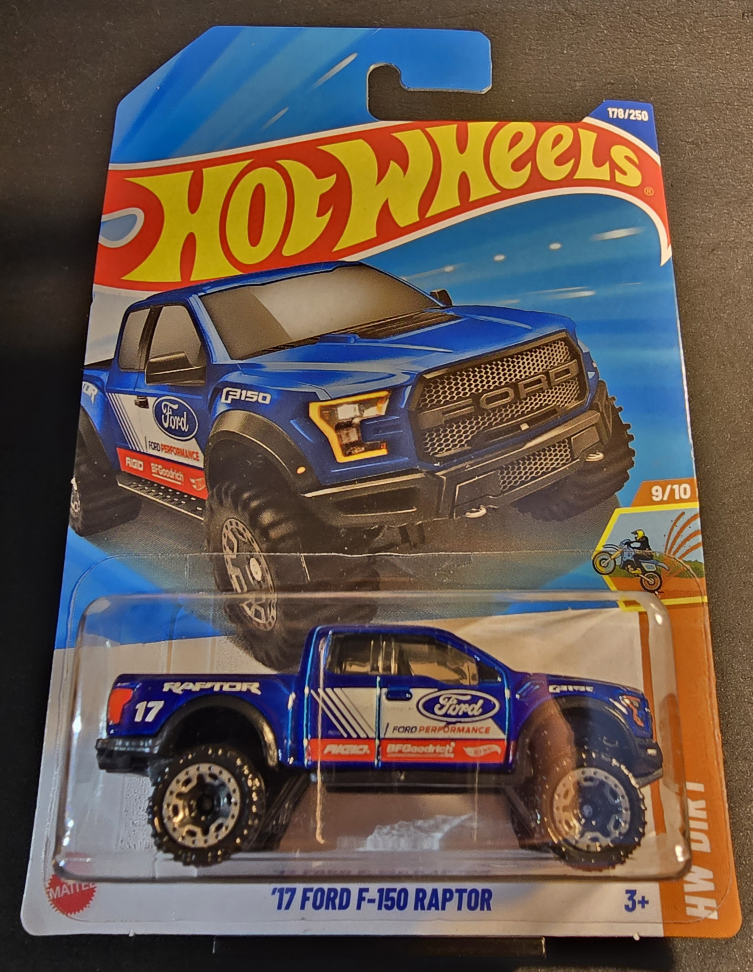 '17 Ford F-150 Raptor - Metalflake Blue - 2025