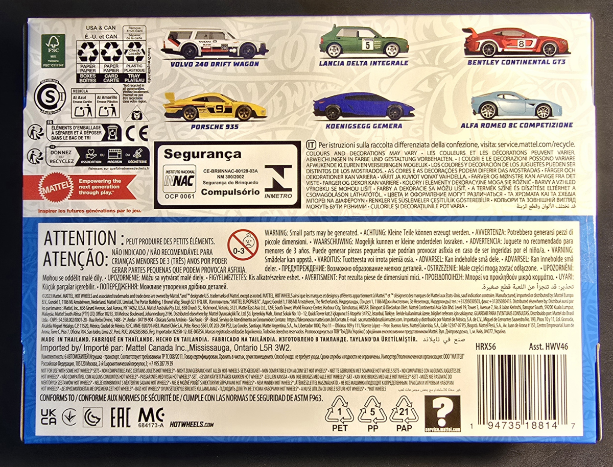 EUROPEAN CAR CULTURE THEMED MULTIPACK - SILVER SERIES - 2024