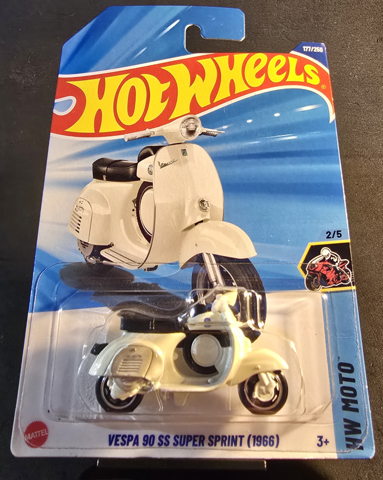 Vespa 90 SS Super Sprint (1966) - Bianco Spino - 2025