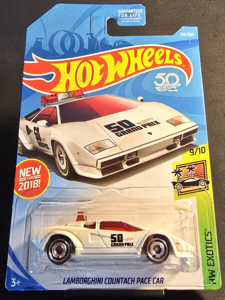 Lamborghini Countach Pace Car - White - 2018