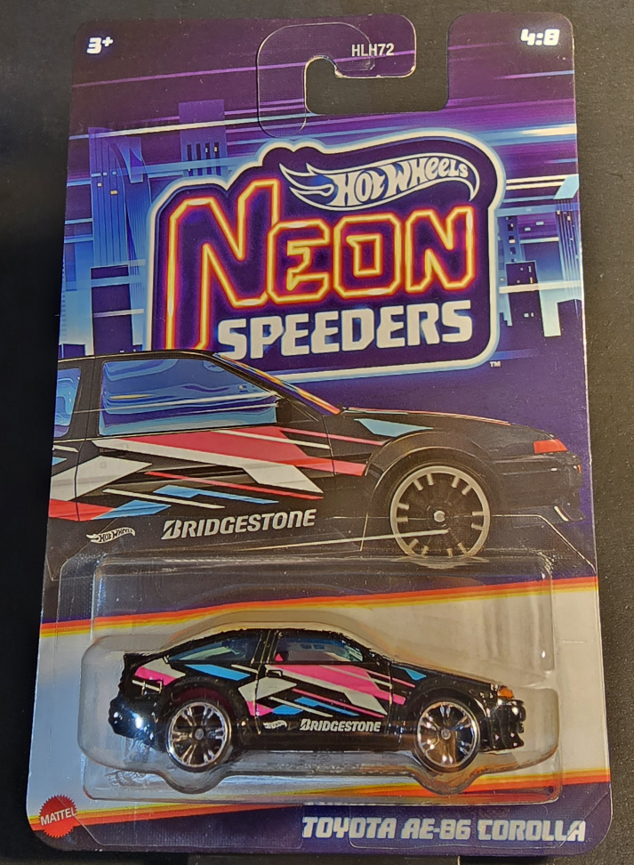 TOYOTA AE-86 COROLLA - SILVER SERIES - NEON SPEEDERS - 2025