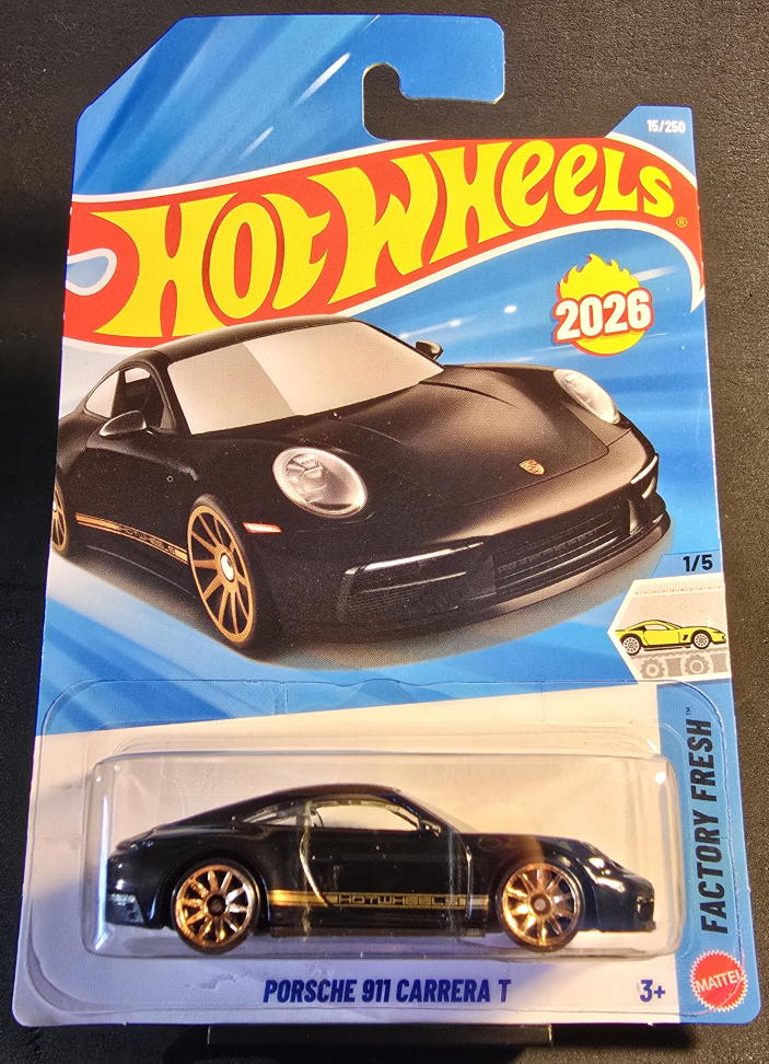 Porsche 911 Carrera T - Black - 2026