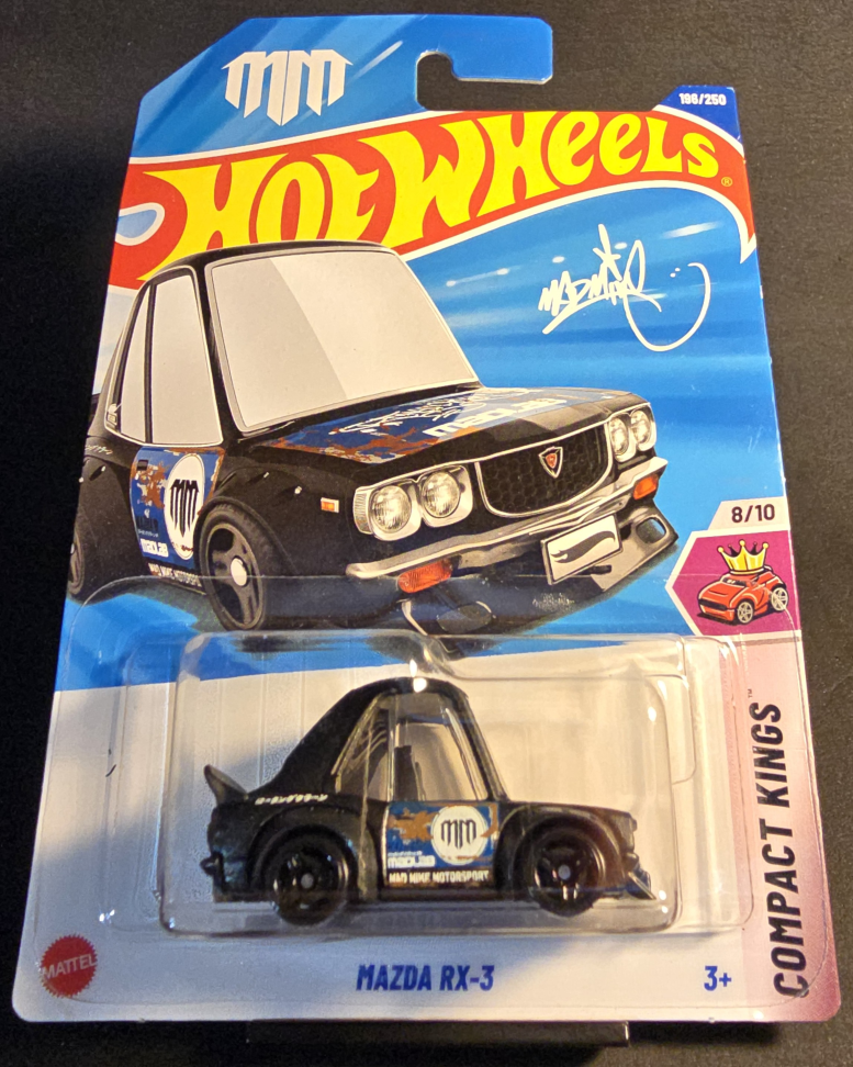 Mazda RX-3 (Tooned) - Matte Black - 2025