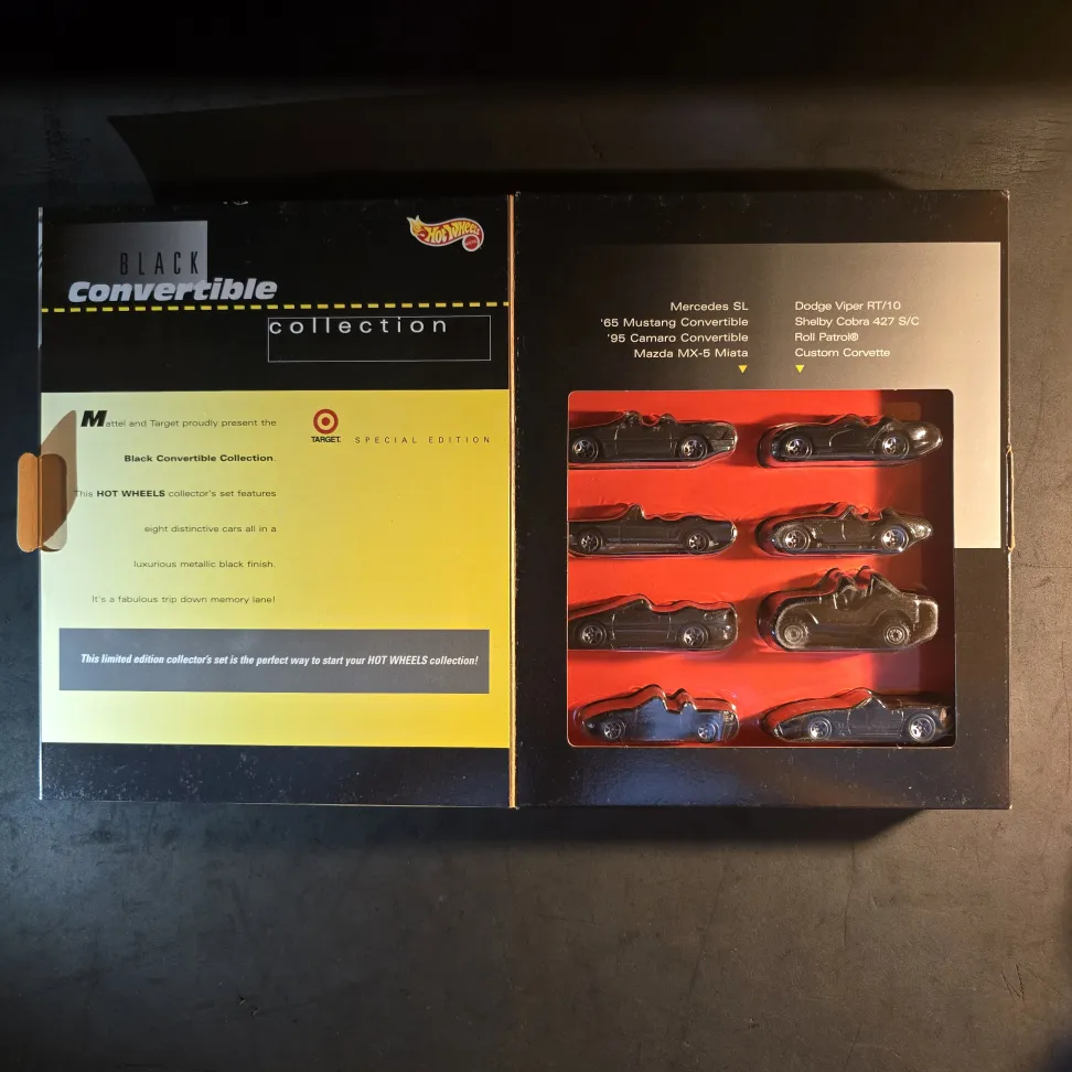 Hot Wheels Then & Now e Black Convertible Collection - Target Special Edition - 1995/1996 - #7