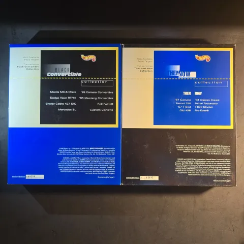 Hot Wheels Then & Now e Black Convertible Collection - Target Special Edition - 1995/1996