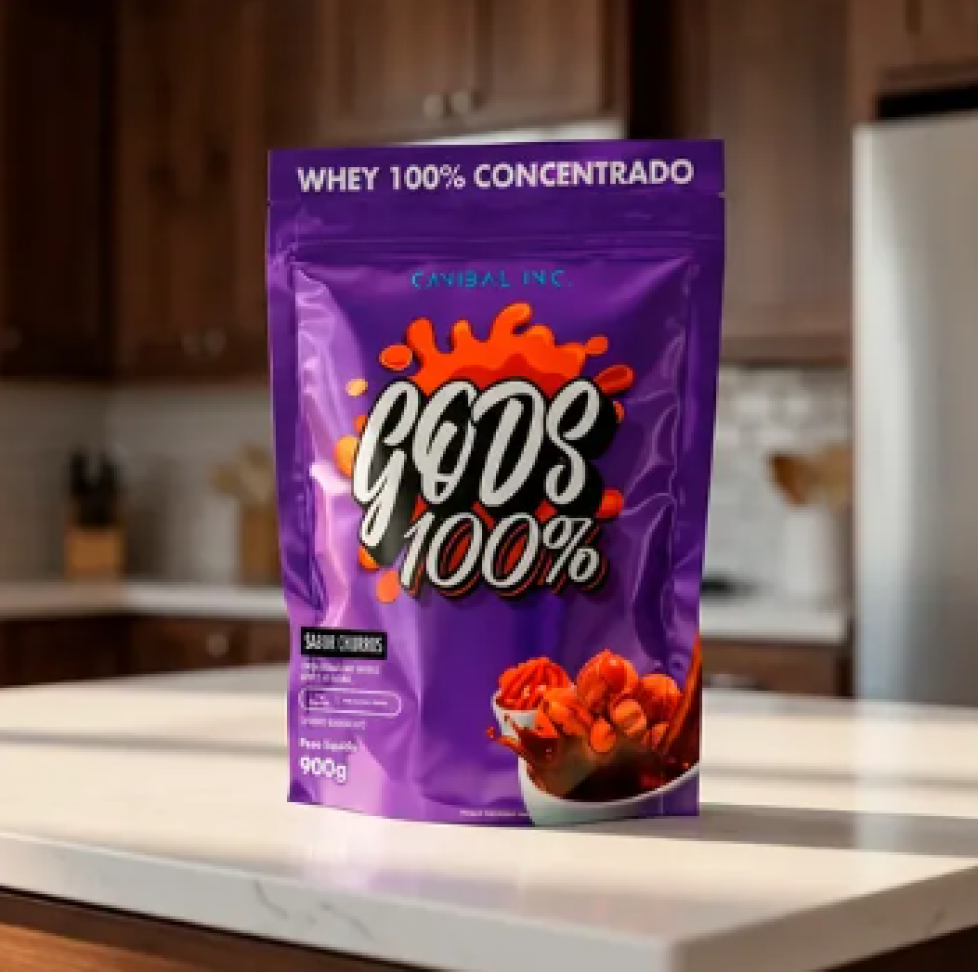 Gods Whey 100% Canibal Inc 900g - Refil
