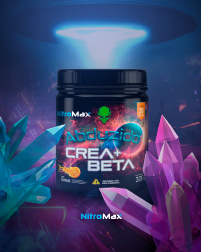 Creatina Crea+Beta 300g Nitromax - Sabor laranja - #3