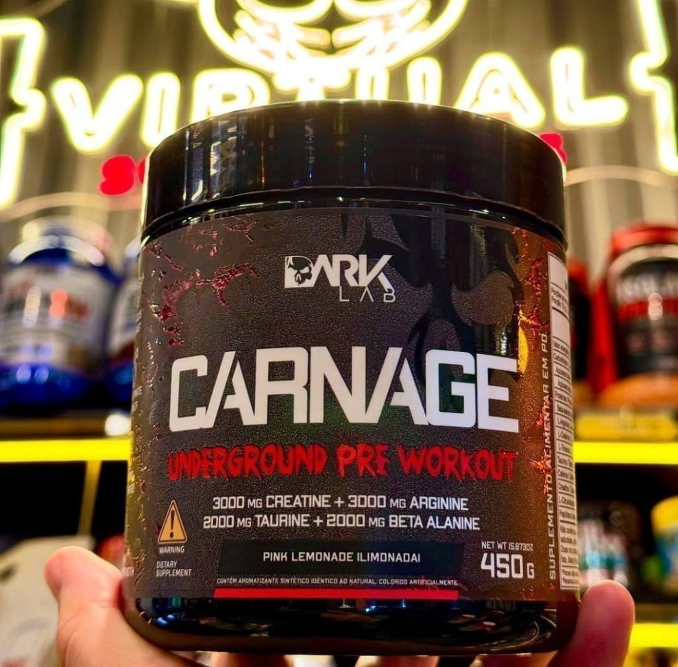Pré treino Carnage 450g - Dark Lab - #3
