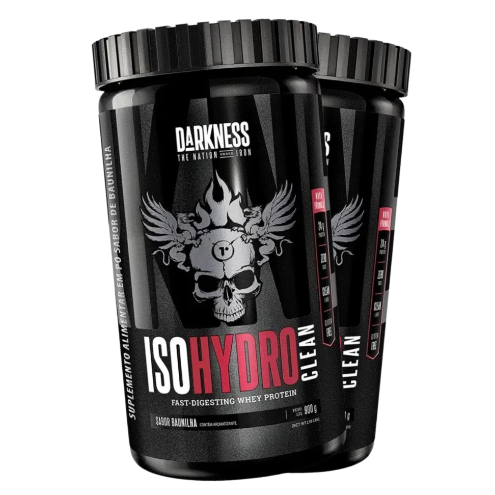 Iso Hydro Clean Darkness 900g - Zero lactose