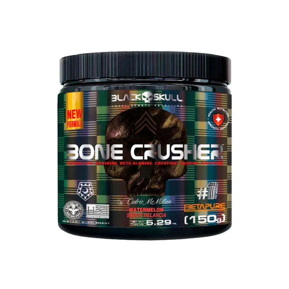 Pré treino Bone Crusher 150g - Black Skull
