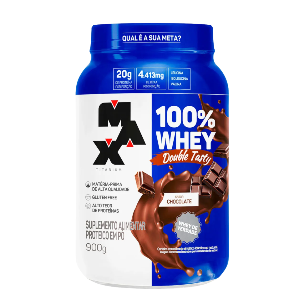 Whey 100% concentrado Max Titanium 900g - Tasty version - #3