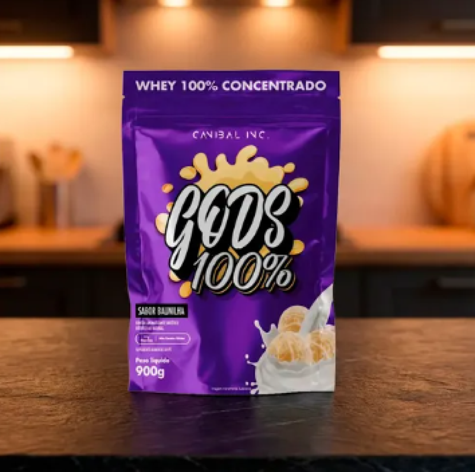 Gods Whey 100% Canibal Inc 900g - Refil - #3
