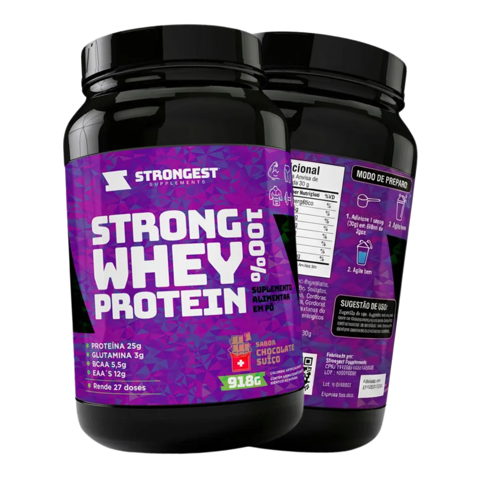 Strong Whey 100% concentrado Strongest Supplements 900g