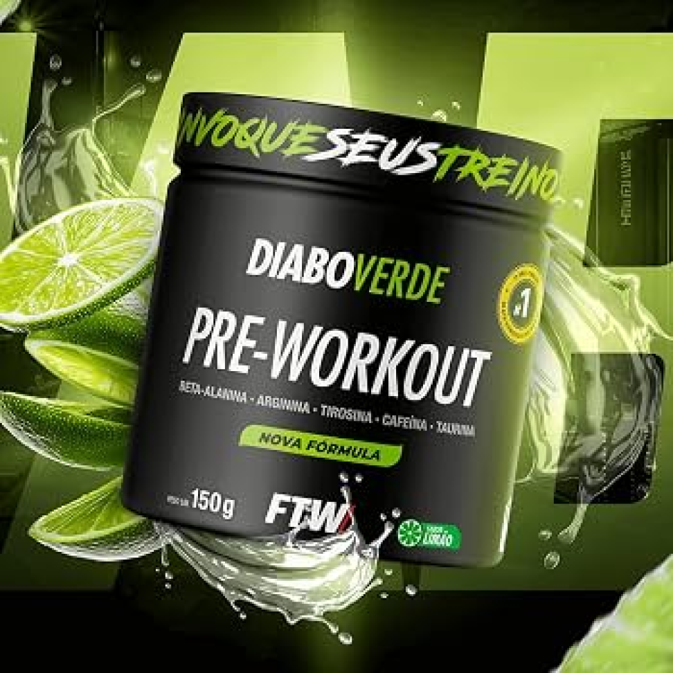 Pré Treino Diabo verde 150g - FTW - #4