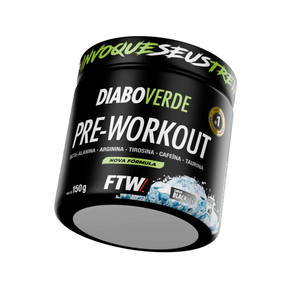 Pré Treino Diabo verde 150g - FTW
