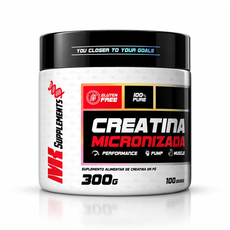 Creatina MK Supplements 300g - 100% pura - #1