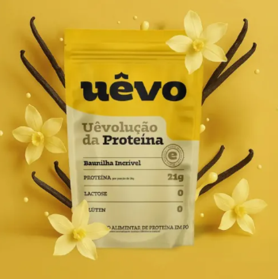 Uevo Albumina ( proteína da clara do ovo ) 1kg - Refil - #3