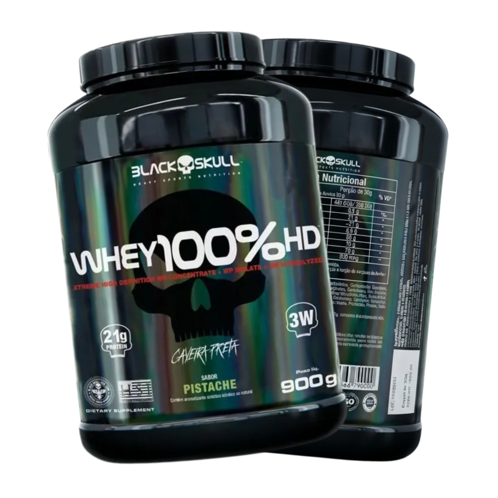 Whey 100% concentrado Black Skull 900g