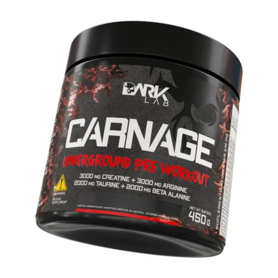 Pré treino Carnage 450g - Dark Lab