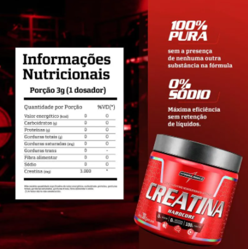 Creatina Integral Médica 300g - 100% pura