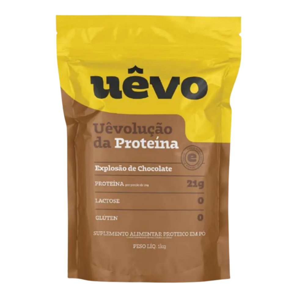 Uevo Albumina ( proteína da clara do ovo ) 1kg - Refil