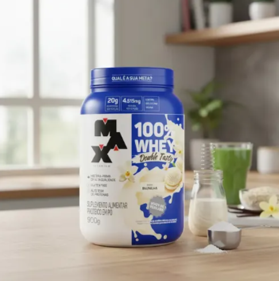 Whey 100% concentrado Max Titanium 900g - Tasty version - #6