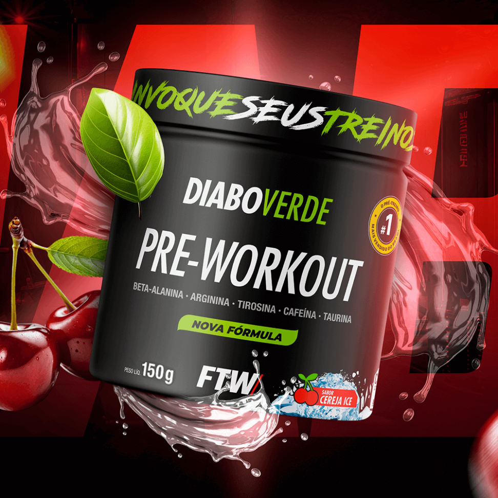 Pré Treino Diabo verde 150g - FTW - #3