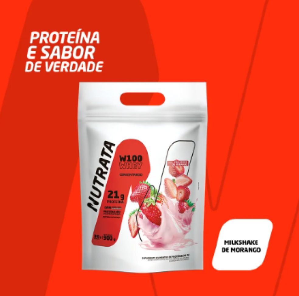 W100 concentrado Nutrata 900g - Refil - #3