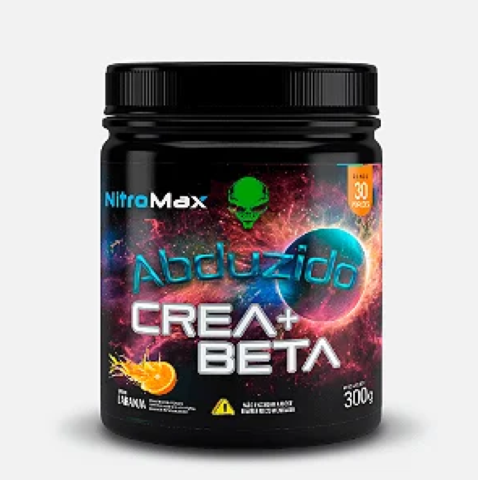 Creatina Crea+Beta 300g Nitromax - Sabor laranja