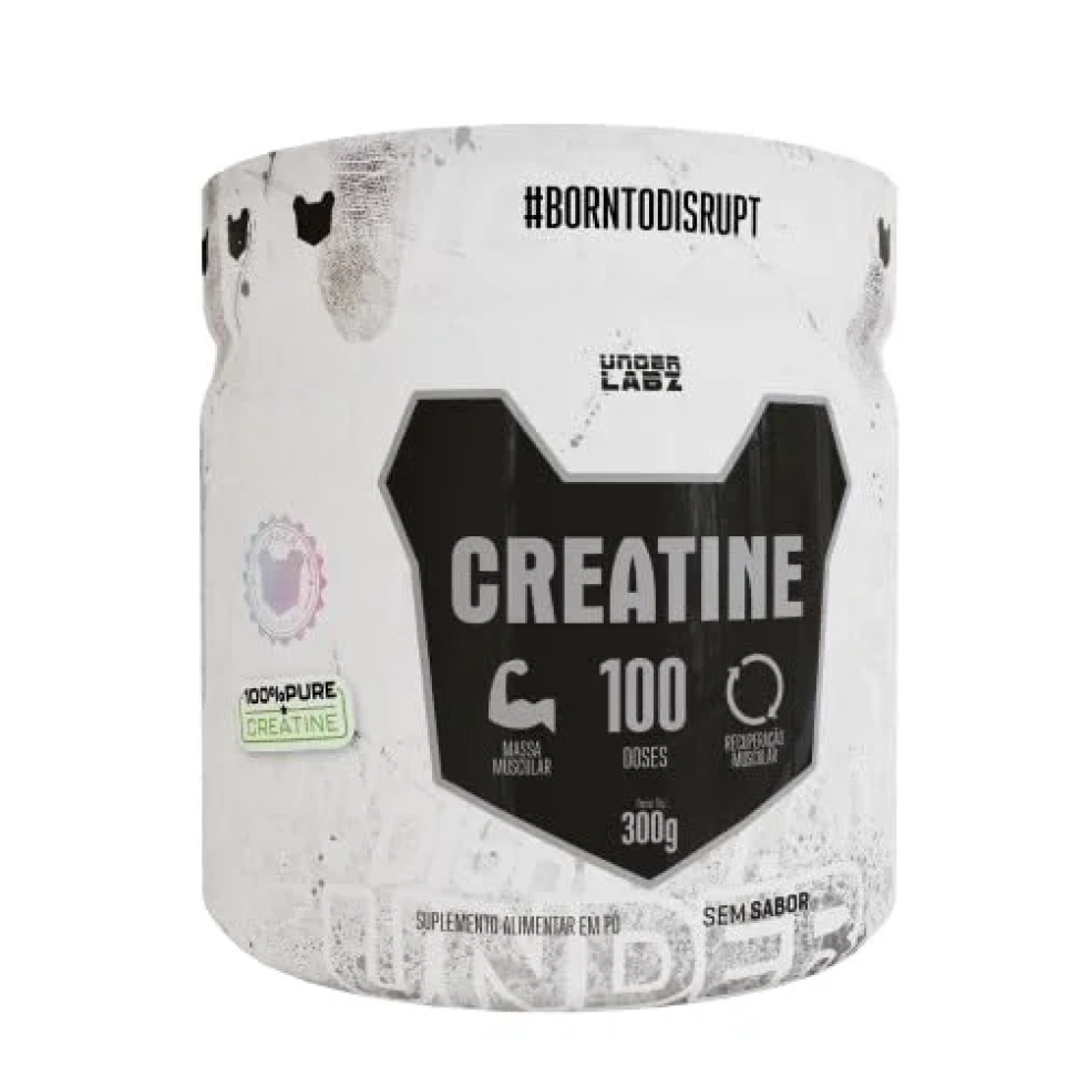 Creatina Under Labs 300g - 100% pura