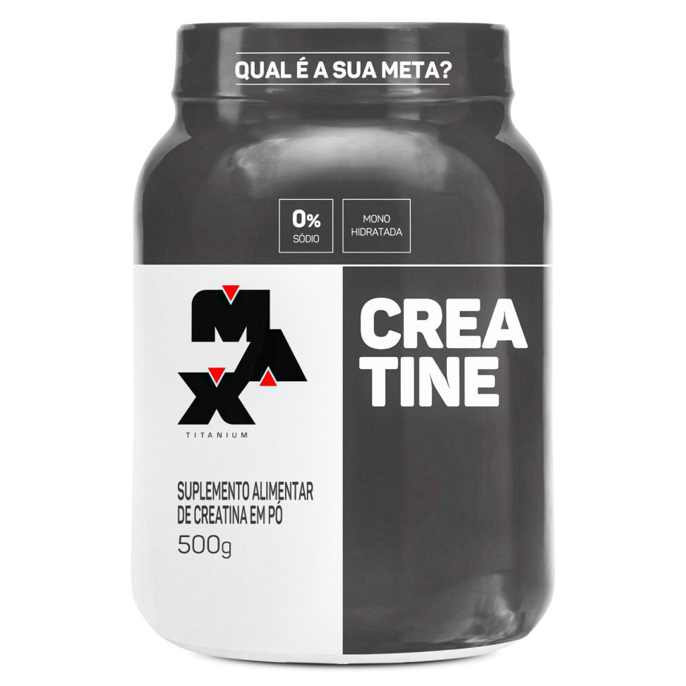 Creatina Max Titanium 500g - 100% pura