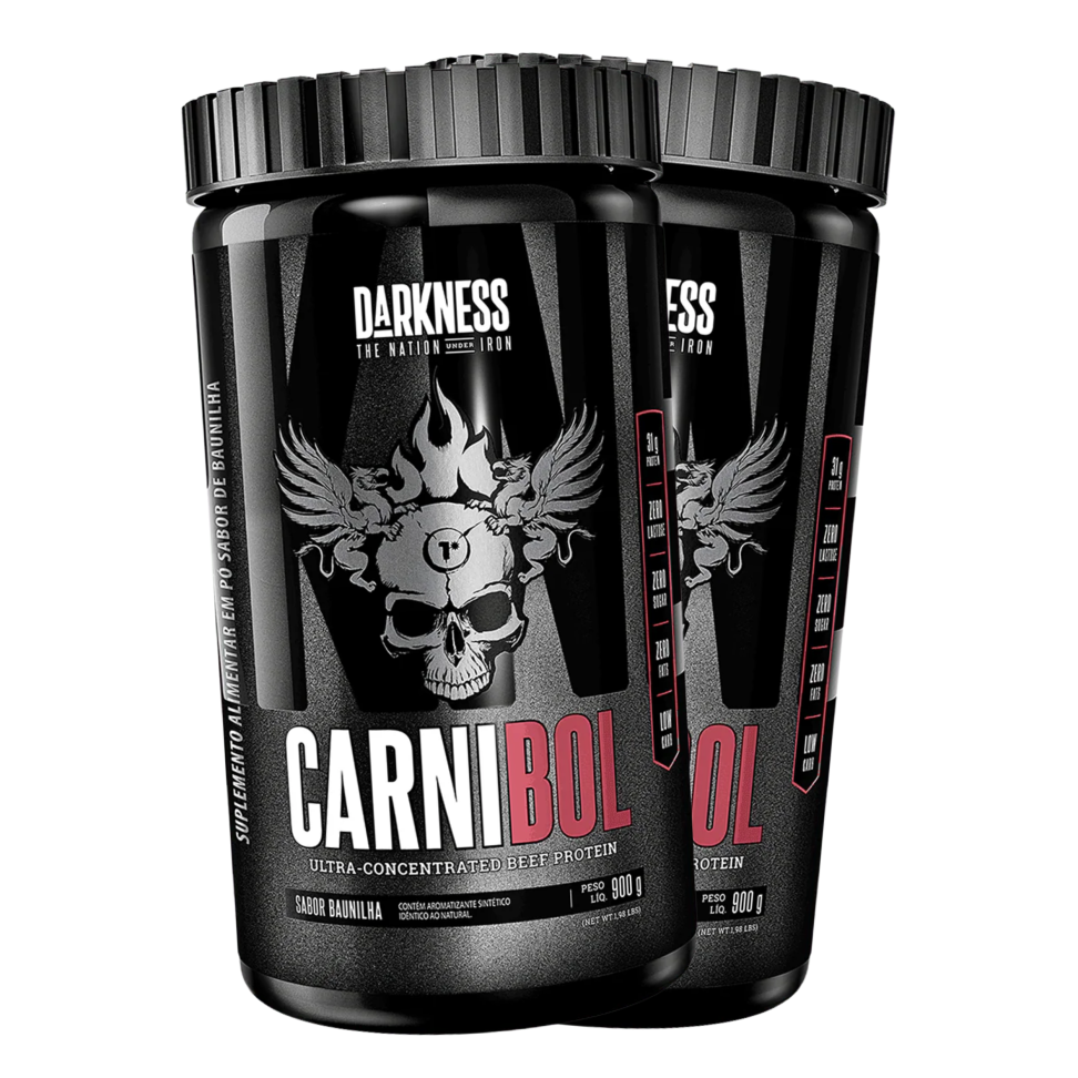 Carnibol Darkness 900g - Zero lactose