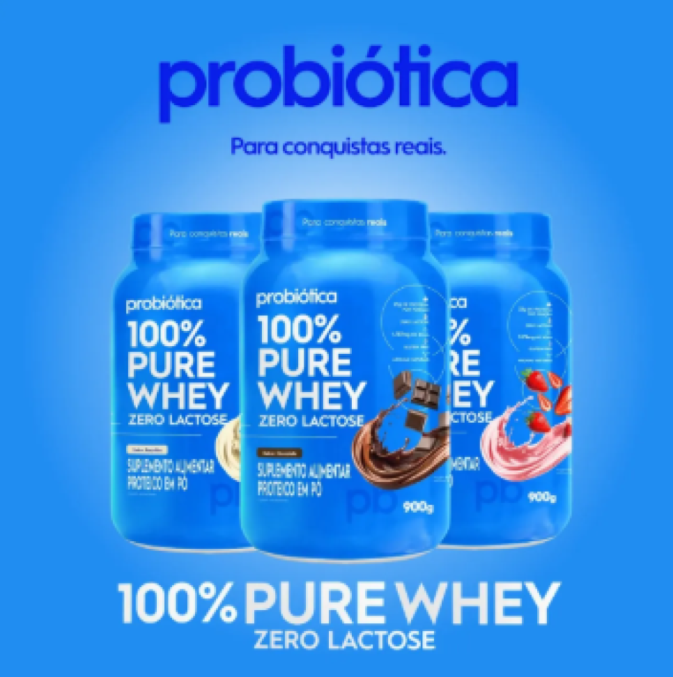 Whey 100% concentrado Probiótica 900g - #4