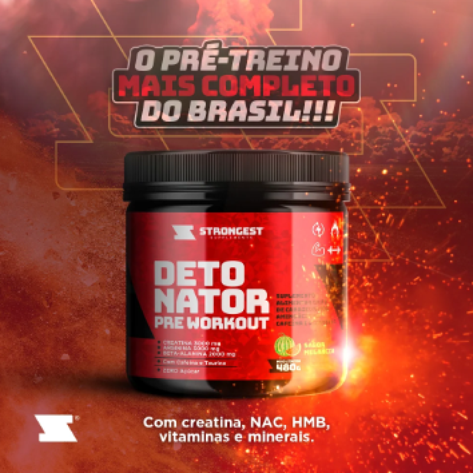 Pré treino Detonator 480g - Strongest